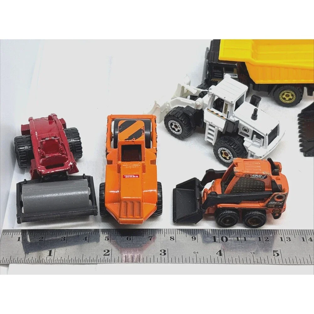 6 Pk Vtg Maisto Tonka Matchbox Die Cast Commercial Construction Vehicles Utility